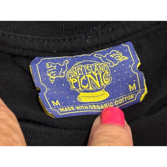 Pacsun Men’s Coney Island Picnic Eco Garden Gallery Graphic T-Shirt Black Sz Med - Picture 7 of 7